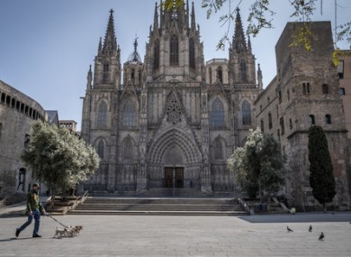 The Cathedral of Barcelona. Spain has been one of the worst-hit countries from Covid-19.