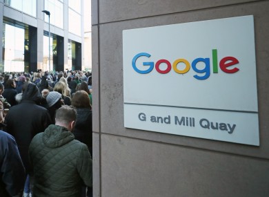 File photo of Google's European HQ in Dublin city.