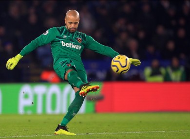 Darren Randolph has struggled for first-team action at West Ham.