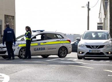 Gardaí at Lahinch beach today.