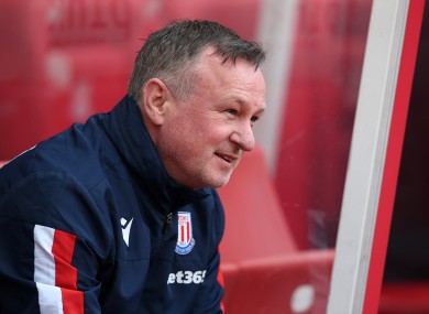 Stoke and Northern Ireland boss Michael O'Neill.