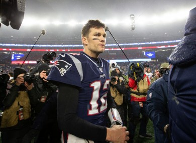 Goodbye: Tom Brady.
