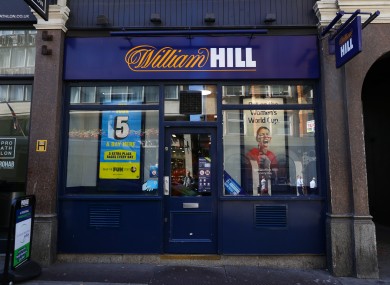 File photo dated 04/07/19 of a branch of William Hill on Ludgate Hill, in central London.