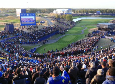Ryder Cup: Players believe the event relies on the atmosphere generated by spectators.