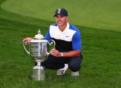 Brooks Koepka after his 2019 PGA Championship victory.