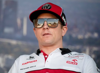 Kimi Räikkönen (file pic).