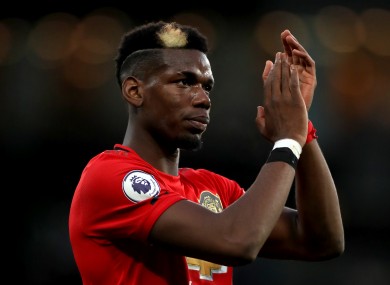 Manchester United's Paul Pogba..