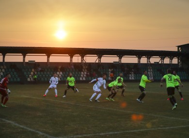 The match between Gorodeya and Shakhter last weekend.
