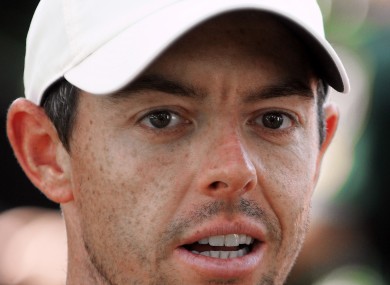 Rory McIlroy (file pic).