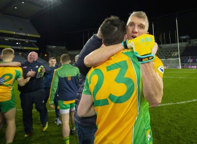 Kieran Fitzgerald celebrates after Corofin's All-Ireland club success in January.