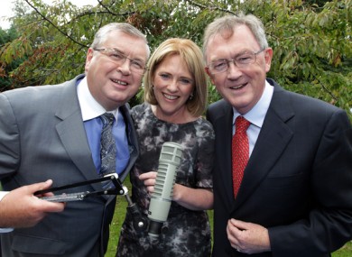 Sean O'Rourke, Mary Wilson and Joe Duffy back in 2013.