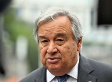 United Nations Secretary-General António Guterres bemoaned the lack of leadership and cooperation in the face of the coronavirus pandemic.