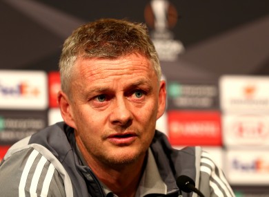 Ole Gunnar Solskjaer (file pic).