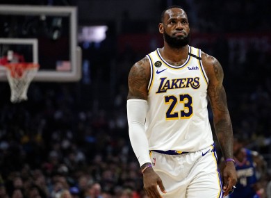 LeBron James (file pic).