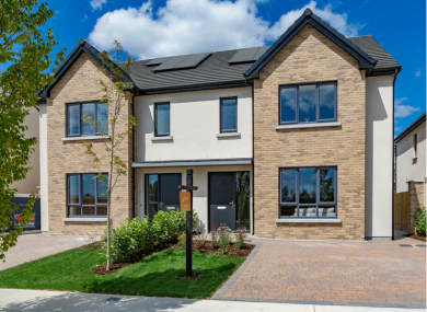 This three-bedroom show home is among those available