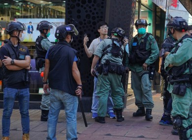 Hong Kong has seen repeated protests over China's moves to gain greater control of the semi-autonomous region.