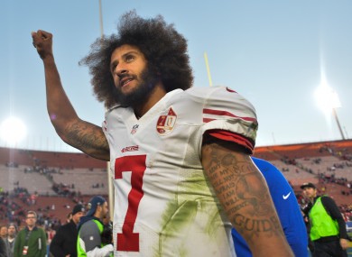 Colin Kaepernick has been out of the league since the end of the 2016 season