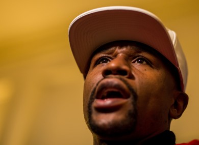 Floyd Mayweather (file pic).