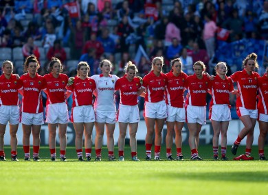 The Cork ladies team.
