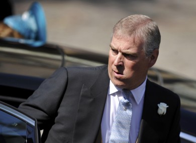 Prince Andrew pictured in 2011.