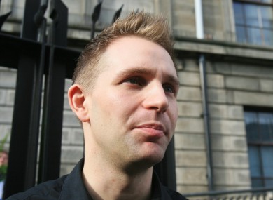 Max Schrems outside Dublin's Four Courts (file photo)