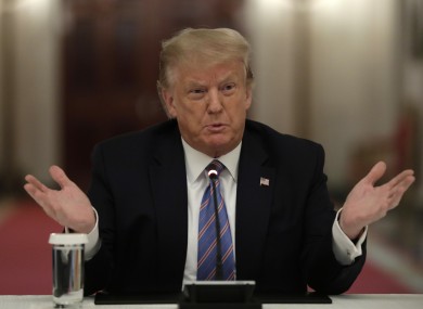 US President Donald Trump