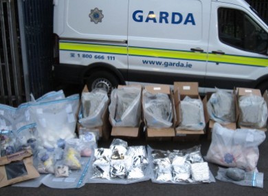 The seized drugs.