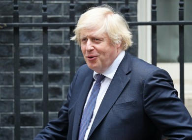 File image of British Prime Minister Boris Johnson.