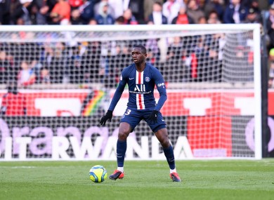 Young French player Tanguy Kouassi.