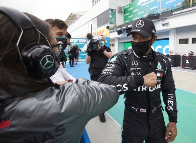 Misinterpreted: Hamilton, right, has clarified comments (file photo).
