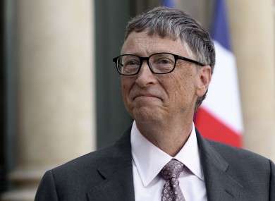 File image of US billionaire Bill Gates in 2014.