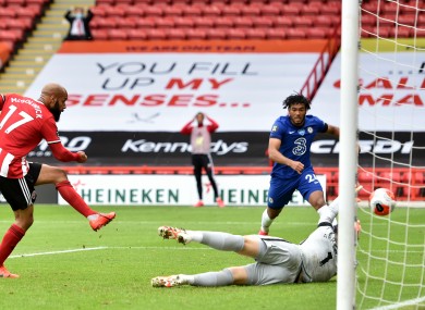 David McGoldrick scored twice against Chelsea.
