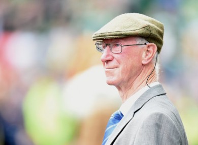 Jack Charlton at the Aviva Stadium in Dublin in 2015.