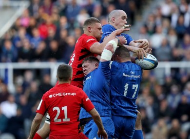 Leinster and champions Saracens will clash at the Aviva Stadium on 19 September.