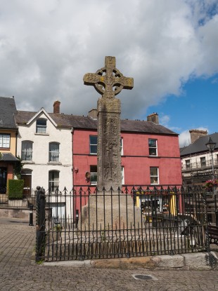 The Celtic High Cross in Clones, Co. Monaghan.