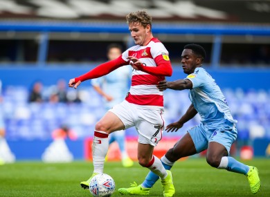 Kieran Sadlier in action for Rotherham last September.