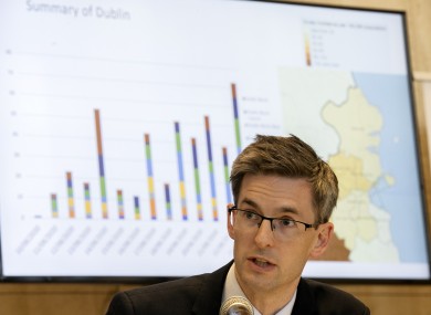 File image of Acting CMO Dr Ronan Glynn at a briefing earlier this week.