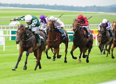 Lucky Vega powered home in the Phoenix Stakes.