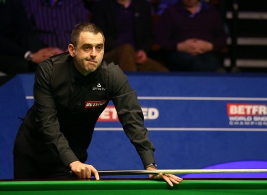 Ronnie O’Sullivan established a 6-2 lead over Kyren Wilson.