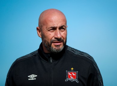 Dundalk manager Filippo Giovagnoli.