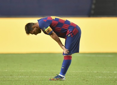 Barcelona star Leo Messi.
