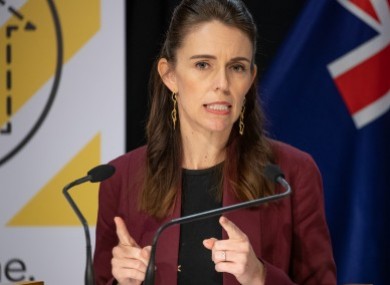 New Zealand Prime Minister Jacinda Ardern
