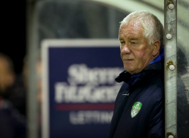 Cabinteely manager Pat Devlin.