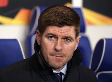 Steven Gerrard (file pic).