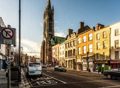 Walking up Thomas St.