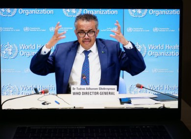 The early response of the WHO to the pandemic will be the subject of an independent review.