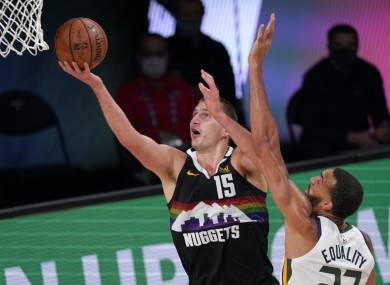 Nikola Jokic was decisive for the Nuggets.