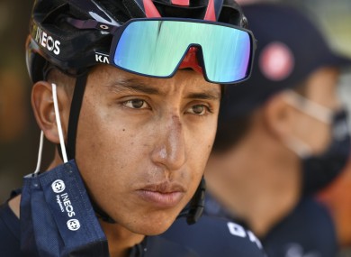 Egan Bernal has withdrawn from the Tour de France.