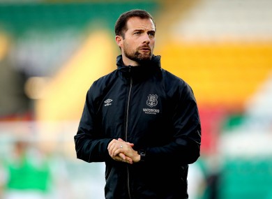 Rockett was in the dugout for Monday's defeat to leaders Shamrock Rovers.