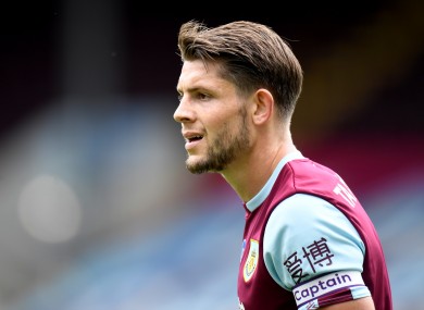 Burnley's James Tarkowski (file pic).